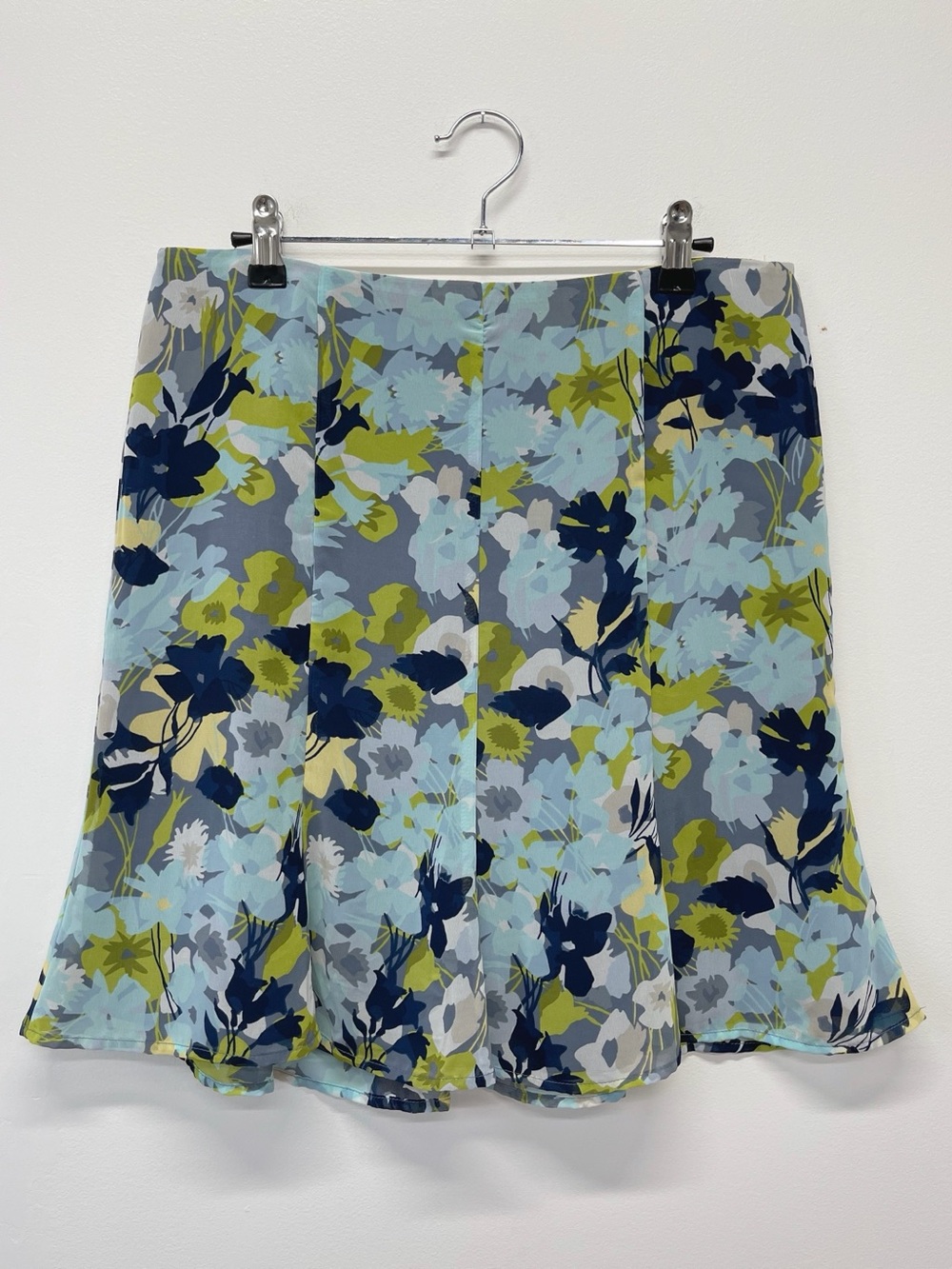 Y2K Old Navy Blue Floral Skirt